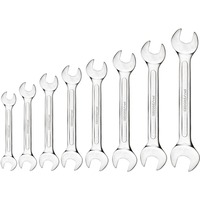 GEDORE Red Doppel-Maulschlüssel-Satz, kurz, 8-teilig, Schraubenschlüssel chrom, SW 6 - 22mm