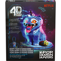 Spin Master 4D Build - K-Pop Demon Hunters - Derpy Tiger und Sussie Vogel , Modellbau 