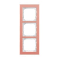 0 Abdeckrahmen 3-fach rosa, Retail