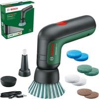 Bosch Heimwerken & Garten Akku-Bürste UniversalBrush Set, 3,6Volt, Bürstenschleifer grün/schwarz, mit Zubehör-Set