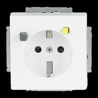 Busch-Jaeger Fehlerstromschutz Steckdose CEE 7/3 Typ F weiß, Retail