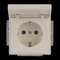 Busch-Jaeger Schutzkontakt Steckdosen Einsatz weiß, Retail