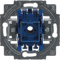 Busch-Jaeger Taster-Einsatz einpoliger Schließer mit Steckklemme, Unterputz, 250 Volt, 10 Ampere blau, Retail