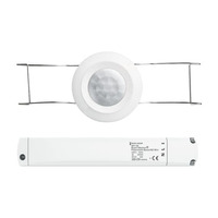 Busch-Jaeger Wächter Präsenztechnik BasicLINE mini Typ 6811 EB Präsenzmelder mit PIR-Sensor, Bewegungsmelder Retail