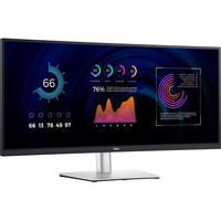 Dell P3424WE, LED-Monitor 87 cm (34 Zoll), schwarz/silber, WQHD, IPS, USB-C, Curved