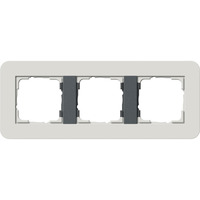 Gira Abdeckrahmen dreifach grau, Retail