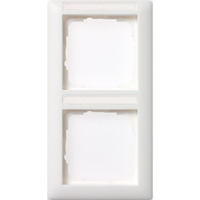 Gira Rahmen zweifach mit Schriftfeld Retail