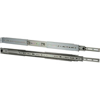 Inter-Tech 26" Teleskopschienensatz für IPC-Gehäuse, Einbauschienen silber