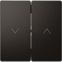 Merten Wippe für Rollladenschalter, einteilige Wippe, lackierter Thermoplast, matt, Typ MEG3855-6034 anthrazit, Retail