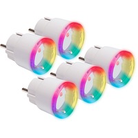 Shelly Plus Plug S, Schaltsteckdose weiß, 5er Pack