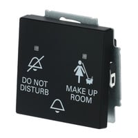 Busch-Jaeger Klingeltaster Einzelgerät Do Not Disturb Make Up Room schwarz, Retail