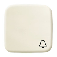 Busch-Jaeger Wippe weiß mit Symbol Klingel weiß, Retail