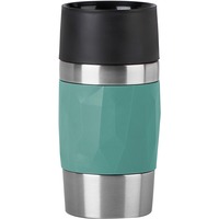 Emsa TRAVEL MUG Compact Thermobecher petrol/edelstahl, 0,3 Liter, Drehverschluss