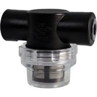 Alphacool ES Inline Partikelfilter 2x G1/4" IG schwarz/transparent