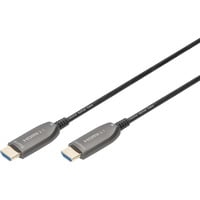 Digitus HDMI AOC Hybrid Glasfaserkabel, UHD 8K schwarz, 15 Meter