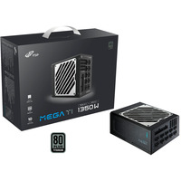 FSP MEGA TI 1350W, PC-Netzteil schwarz, 2x 12-Pin High Power GPU, 6x PCIe, Kabelmanagement, 1350 Watt