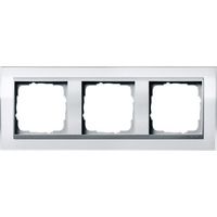 Gira Abdeckrahmen dreifach, Abdeckung weiß, Retail