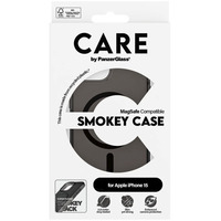 PanzerGlass Urban Combat Smokey Case, Handyhülle schwarz, iPhone 15, MagSafe