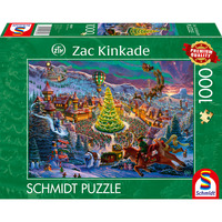 Schmidt Spiele Zac Kinkade: Santas Nordpol, Puzzle 1000 Teile