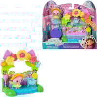 Spin Master Gabby's Dollhouse: Der Film - Balkon-Spielset Queen Kitty Fees Kristall Garten, Spielfigur 