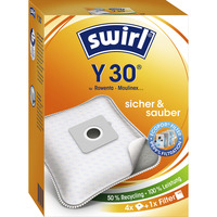 Swirl Staubsaugerbeutel Y 30 EcoPor 4 Beutel, 1 Abluftfilter
