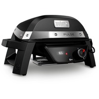 Weber Elektrogrill Pulse 1000 schwarz/silber, 1.800 Watt