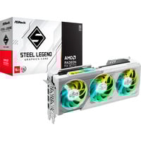 ASRock Radeon RX 9070 STEEL LEGEND OC, Grafikkarte schwarz, RDNA4, GDDR6, 3x DisplayPort, 1x HDMI