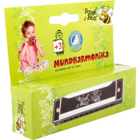 Boogie Bee Mundharmonika Metall 10,5 Zentimeter aluminium