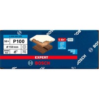 Bosch Professional Expert M480 Netzstruktur-Schleifblatt Ø 150mm, K100 50 Stück, für Exzenterschleifer