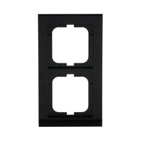 Busch-Jaeger Rahmen zwei fach schwarz, Retail