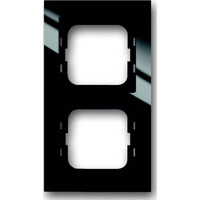 Busch-Jaeger Rahmen zwei fach schwarz, Retail