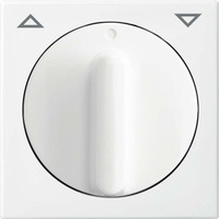 Busch-Jaeger Zentralscheibe Jalousie Zeitschalt 2542 DR-914, Abdeckung weiß, Retail