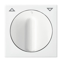 Busch-Jaeger Zentralscheibe Jalousie Zeitschalt 2542 DR-914, Abdeckung weiß, Retail