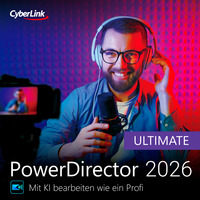 CyberLink PowerDirector 2026 Ultimate, Multimedia-Software Deutsch