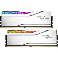 G.Skill DIMM 48 GB DDR5-6000 (2x 24 GB) Dual-Kit, Arbeitsspeicher silber, F5-6000J2636H24GX2-TR5NS, Trident Z5 Royal, AMD EXPO