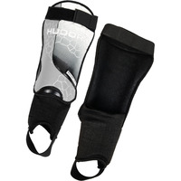 HUDORA Schienbeinschützer mit Knöchelschutz, Protektoren grau, Größe M