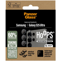 PanzerGlass Hoops Kameraschutz, Schutzfolie schwarz, Samsung Galaxy S25 Ultra