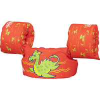 Bestway Puddle Jumper Schwimmflügelweste Kleiner Drache für Kinder von 2 bis 6 Jahren rot