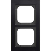 Busch-Jaeger Abdeckrahmen 1722-275, Abdeckung schwarz, Retail