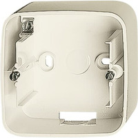 Busch-Jaeger Aufputzgehäuse eine Einheit weiß, Retail