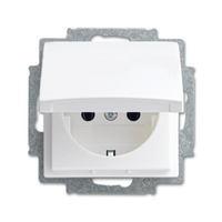 Busch-Jaeger Schutzkontaktsteckdose Einsatz 20 EUKR-914 weiß, Retail