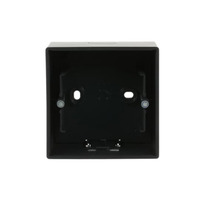 Busch-Jaeger Aufputz-Gehäuse einfach zur Aufnahme von Einsätzen, Zentralscheiben und Abdeckrahmen schwarz (matt), Retail