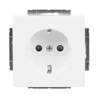 Busch-Jaeger Schutzkontakt-Steckdosen-Einsatz weiß, Retail