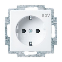 Busch-Jaeger Schutzkontakt Steckdosen-Einsatz 20 EUCB/DV-914 weiß, Retail