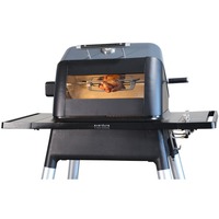 Everdure Rotisserie-Set für Gasgrill FURNACE, Grillspieß schwarz, mit Innenbeleuchtung