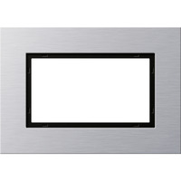 Gira Abdeckrahmen 1 1 zweifach, Abdeckung aluminium, Retail