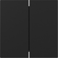 Gira Wippe zwei fach gerade stehend, Abdeckung schwarz, Retail