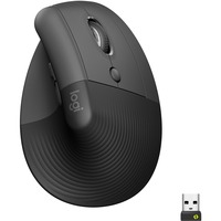 Logitech Lift, Maus graphit/schwarz, für Rechtshänder, Logi Bolt, Bluetooth, Windows/macOS/iPadOS