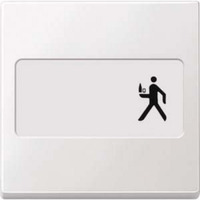 Merten Wippe mit Schriftfeld weiß, Retail