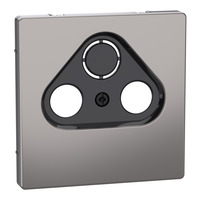 Merten Zentralplatte für Antennensteckdosen, Abdeckung grau, Retail